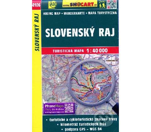Mapa Slovenský raj