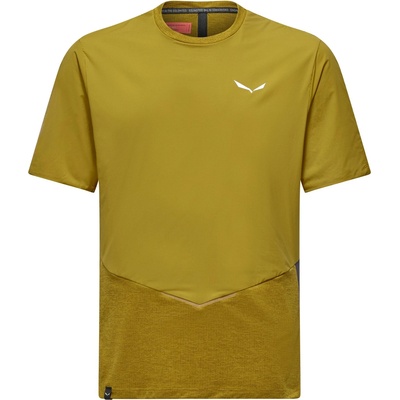 Salewa Мъжка спортна тениска Salewa Pedroc Dry Wind T-Shirt Sport shirt - Olive Oil - размер 48 (EU) (216-6977-0212)