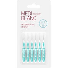 Mediblanc Interdental Pick-brush mezizubní kartáček 0,6 mm 6 ks