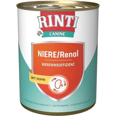 RINTI Консерва RINTI Canine Renal пиле 800 г