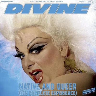 Divine - Native and Queer (Complete Experience, Limited Coloured Blue Splatter Vinyl, Re-Issue) - Vinyl LP