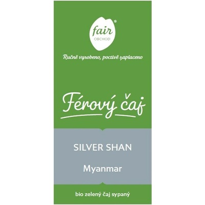 Fairobchod Bio zelený čaj Silver Shan z Myanmaru sypaný 90 g