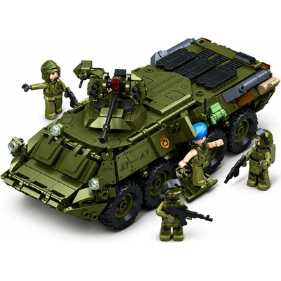 Sluban B1251 Tank BTR-80AS IFV v měřítku 1:35