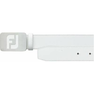 FootJoy White Leather pánský kožený opasek bílý