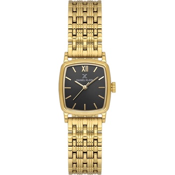 Daniel Klein DK. 1.14102-2 - Дамски часовник, Premium, Кварцов, 22x30mm, 3 ATM, Черен