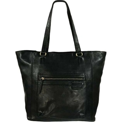 Gianni Conti dámská kožená kabelka 4374295 BLACK černá