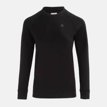 Nevica Фланелка с дълъг ръкав Nevica Women's Chamonix Long Sleeve Slim Fit Baselayer Top - Black
