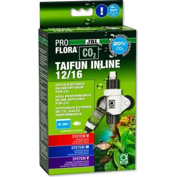 JBL Proflora CO2 Taifun Inline 16-22 - Високоефективен CO2 дифузор за монтаж във филтърен маркуч на външен филтър, 160- 600 Литра