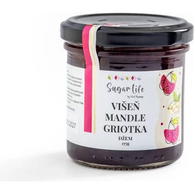 SUGAR LIFE DŽEM VIŠEŇ, MANDLE A GRIOTKA 175 g