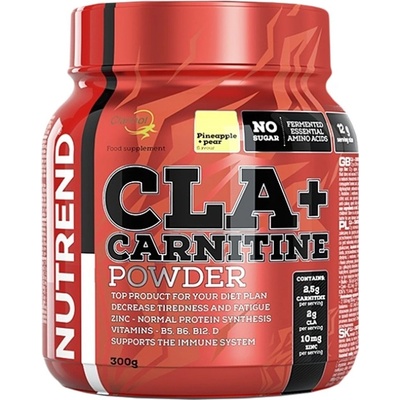Nutrend CLA + Carnitine Powder [300 грама] Череша