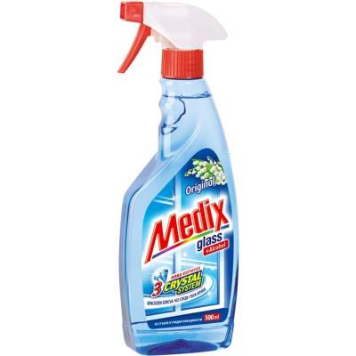 Medix Препарат за почистване на стъкла Original, с помпа, 500 ml, син