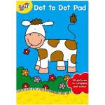 Galt Детска книжка за оцветяване Galt Dot to Dot Pad - Свържи точките (A3048L) - baby