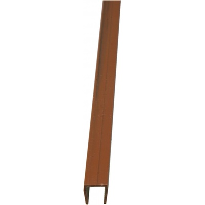 Floraworld Krycí U-profil pro plastové plotové pole hnědá, 150 cm