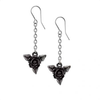 Alchemy gothic Обеци ALCHEMY GOTHIC - Black Rose Droppers - E472