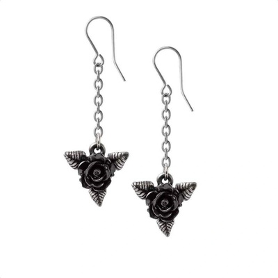 Alchemy gothic Обеци ALCHEMY GOTHIC - Black Rose Droppers - E472
