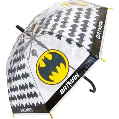 Detský automatický priehľadný dáždnik Batman