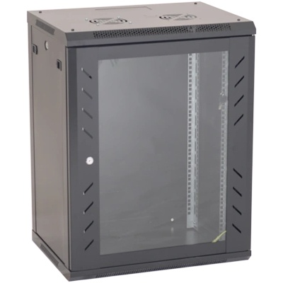AsyTech Стелаж 18U 19' 600x450, товароносимост 80 Kg, черен - ASYTECH Networking ASY-18U-6045W (ASY-18U-6045W)