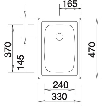 Image 1 of BLANCO TOP EE 3x4 (501067)