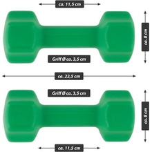 MAXXIVA Sada činek s neoprenovým potahem 2 x 4 kg