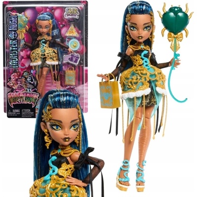 Monster High Strašidelné narodeniny Cleo de Nile 27 cm