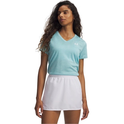Under Armour Tech Twist V-Neck Short Sleeve Womens - Blue Haze