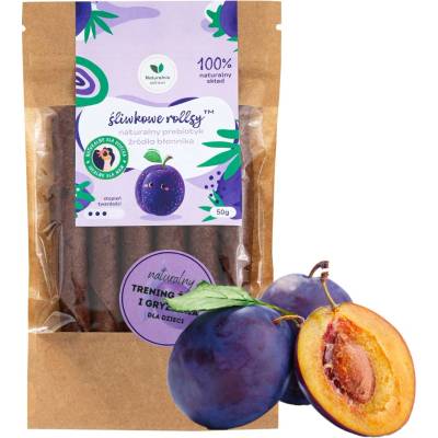 Naturalnie Zdrowi Ovocné Slivkové Rollsy Vláknina 50 g