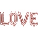 Foliový nápis LOVE v rose gold 140 x 35 cm