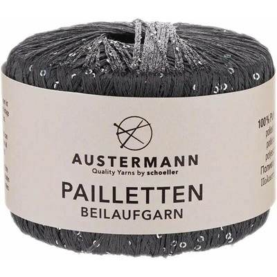 Austermann Pailletten 2 Antracitová