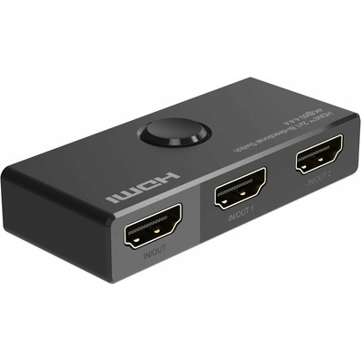 PremiumCord HDMI Switch 4K@60Hz YUV 4:4:4 , FULL HD 1080P, 3D obousměrný 2-1 nebo 1-2