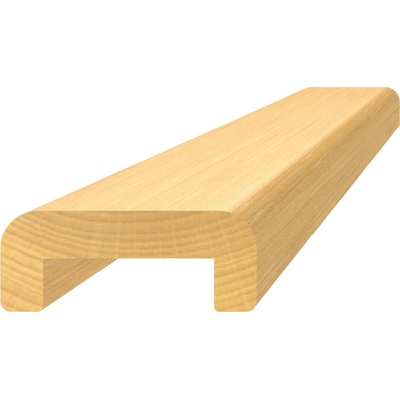 Drevený profil 48 x 19 x 3000 mm, buk, brúsený bez náteru