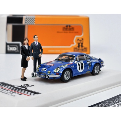 IXO Ixo Models Alpine Renault 1800S 18 Rallye Monte Carlo 1975 s figurkami 1:43