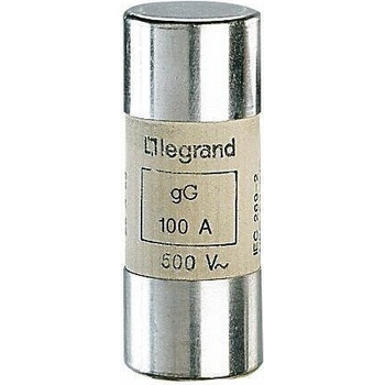 Legrand Стопяем цилиндричен предпазител тип gG 100A 22x58мм - 015396 (015396)