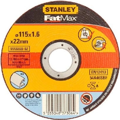 Stanley Řezný kotouč 115 x 22,2 x 1,6 mm STA32622