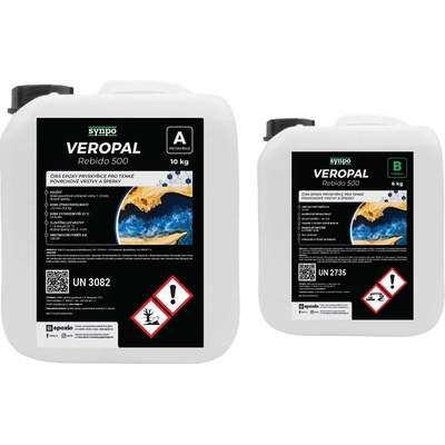 Synpo Veropal Rebido 500 epoxidová pryskyřice pro tenké vrstvy 1,6 kg – Zboží Mobilmania