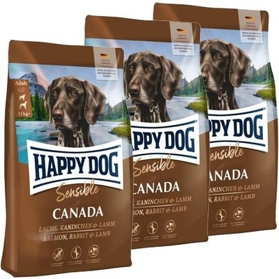 Happy dog Canada 3 x 11 kg