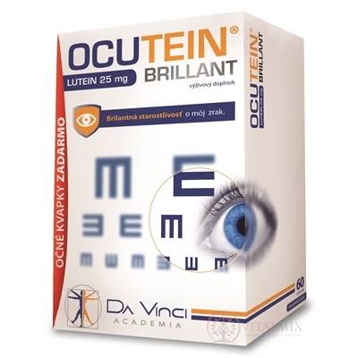 Simply You Ocutein Brillant Lutein 25mg DaVinci 60 kapslí + kapky