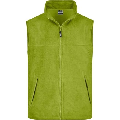 James & Nicholson JN 45 fleecová vesta lime green