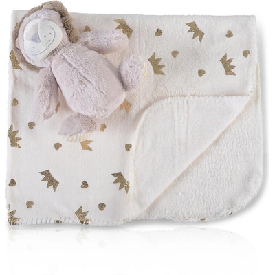 Cangaroo Бебешко одеяло 90/75 cm с играчка Lion (108608)