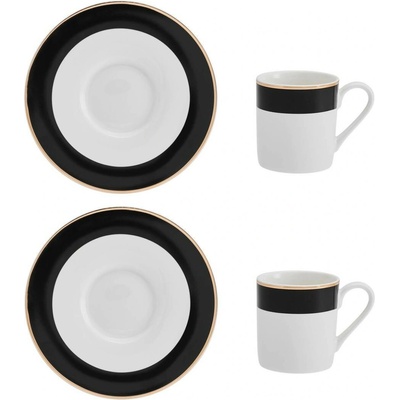 Mikasa Luxe Deco šálků na espresso 2 x 100 ml – Hledejceny.cz