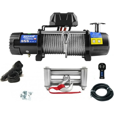 HUSARWINCH Naviják Husarwinch BST 13500, 12V, ocelové lano