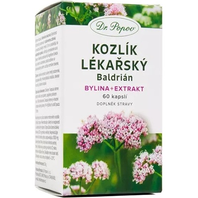 Dr. Popov Kozlík lékařský bylina + extrakt 60 kapsúl