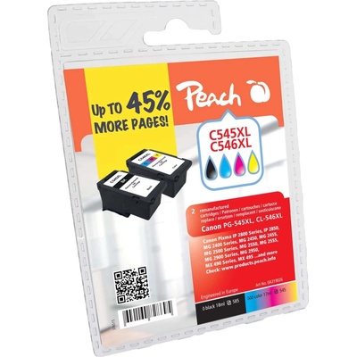 Peach Canon PG-545XL + CL-546XL Multipack - kompatibilný