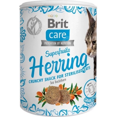 Brit Care Cat Snack Superfruits Herring 100 g