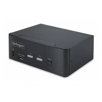 StarTech StarTech. com P2CDD143-KVM-SWITCH KVM превключвател Черен (P2CDD143-KVM-SWITCH)