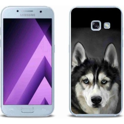 Pouzdro mmCase Gelové Samsung Galaxy A3 (2017) - husky