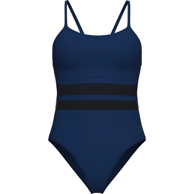arena Дамски бански костюм Arena Women's Mesh Equals Swimsuit Back B Swimsuit - Navy - размер 36 (EU) (150-5761-0212)
