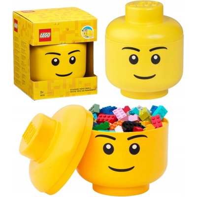 LEGO® Úložný box hlava S chlapec – Zboží Dáma