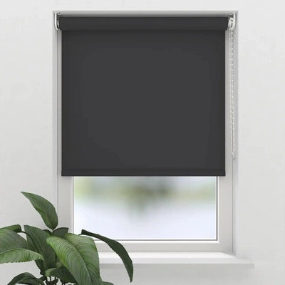 SOLUNA Roleta denná T23 čierna 85x190 cm, vrátane držiakov na rám okna