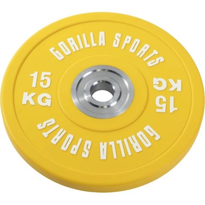 Gorilla Sports pogumovaný kotúč 15 kg 50/51 mm