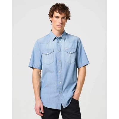 Wrangler k SS 1 PKT 112350184 shirt light stone
